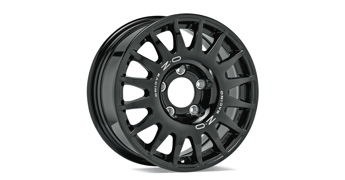 Llanta de aluminio OZ Racing Rally Terra 15x7 Negro brillante - Toyota Yaris GR Rally2 - W01797051YMN