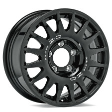 Llanta de aluminio OZ Racing Rally Terra 15x7 Negro brillante - Toyota Yaris GR Rally2 - W01797051YMN