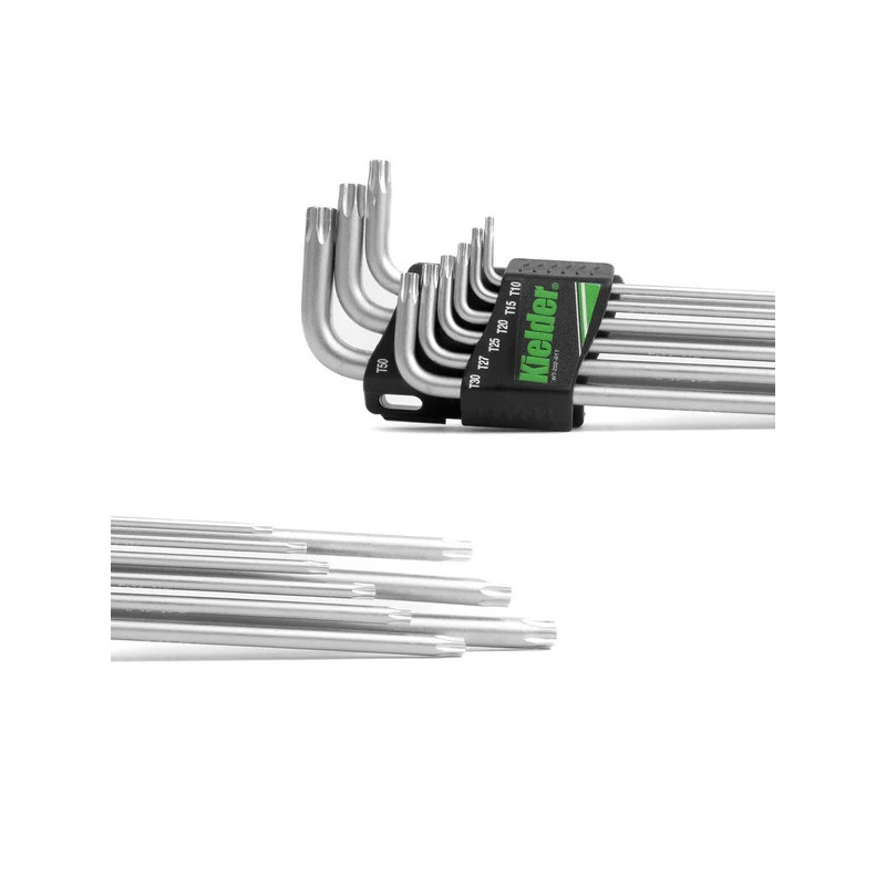 Juego de llaves Torx largas de 9 piezas KIELDERArray