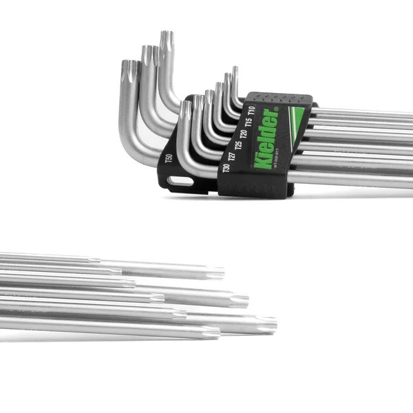 Jogo de chaves Torx longas de 9 peças KIELDERArray