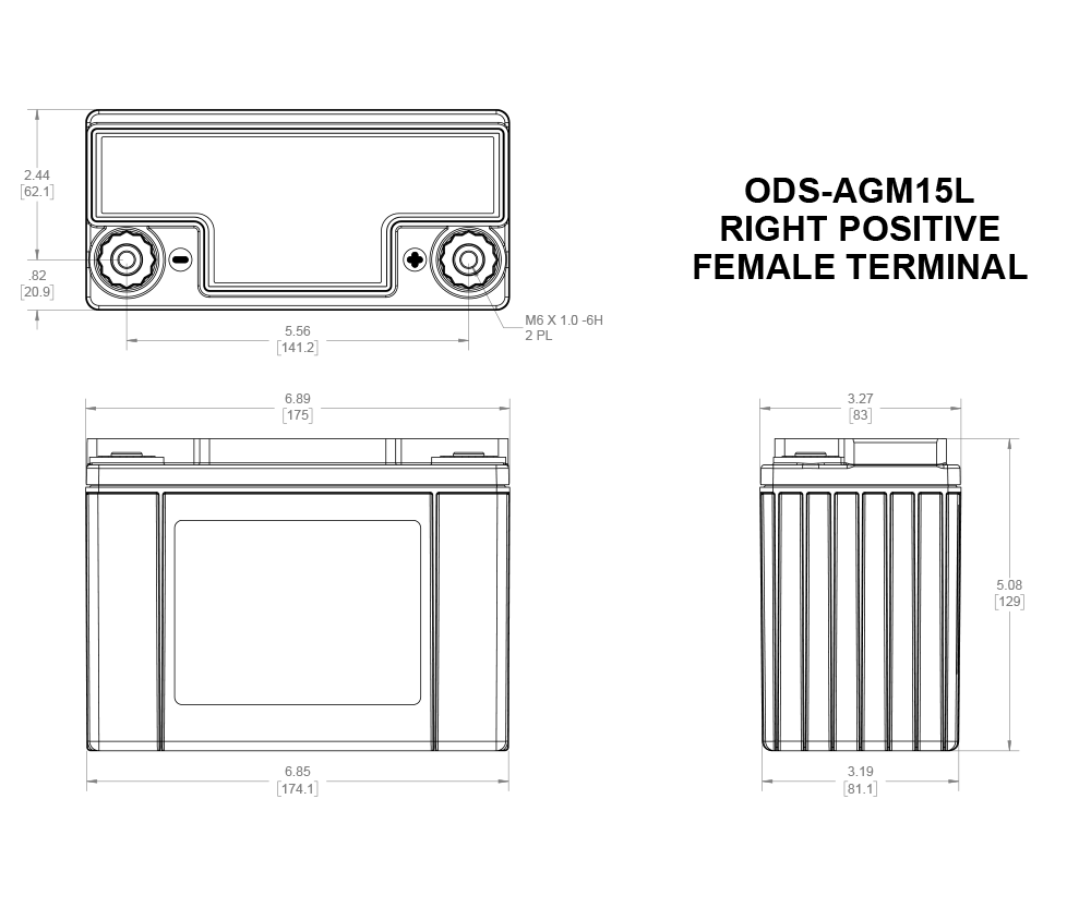 Bateria de competição AGM Odyssey Extreme PC545 ODS-AGM15L 13 Ah 545 PHCAArray