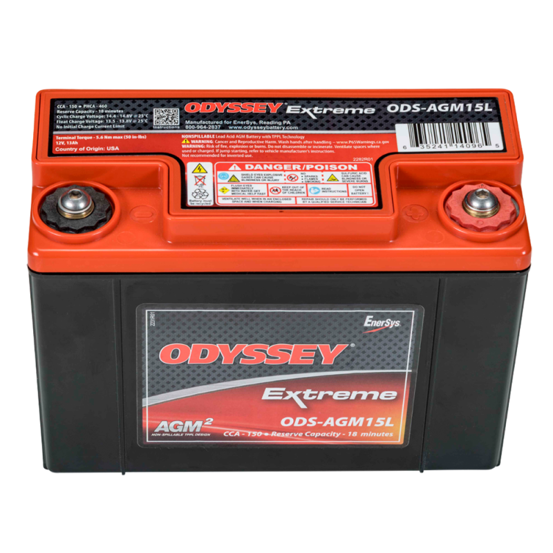 Bateria de competição AGM Odyssey Extreme PC545 ODS-AGM15L 13 Ah 545 PHCAArray