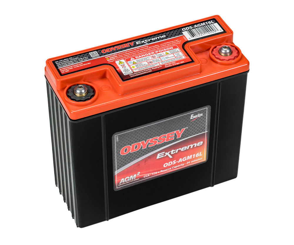 Bateria de competição AGM Odyssey Extreme PC680 ODS-AGM16L 16 Ah 680 PHCAArray