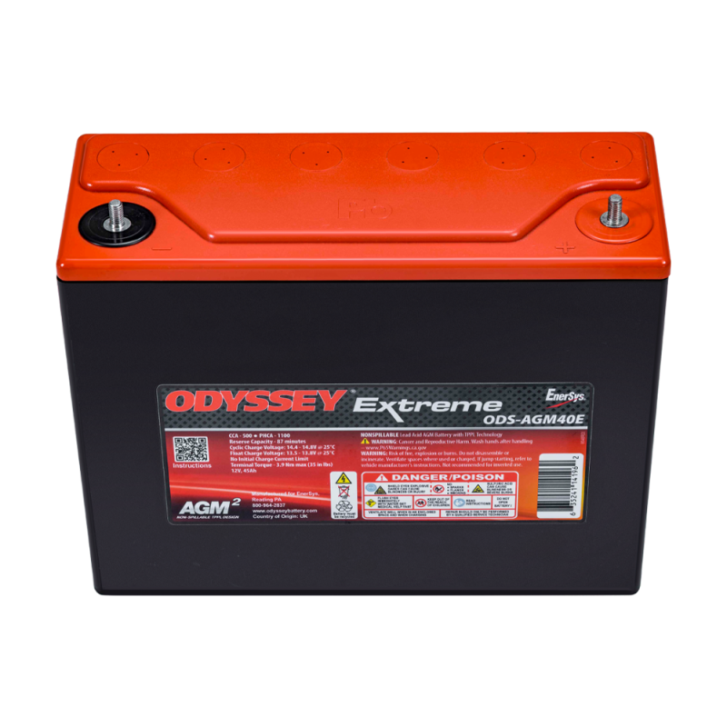 Bateria de competição Odyssey Extreme PC1100 ODS-AGM40E 45 Ah 1100 PHCAArray