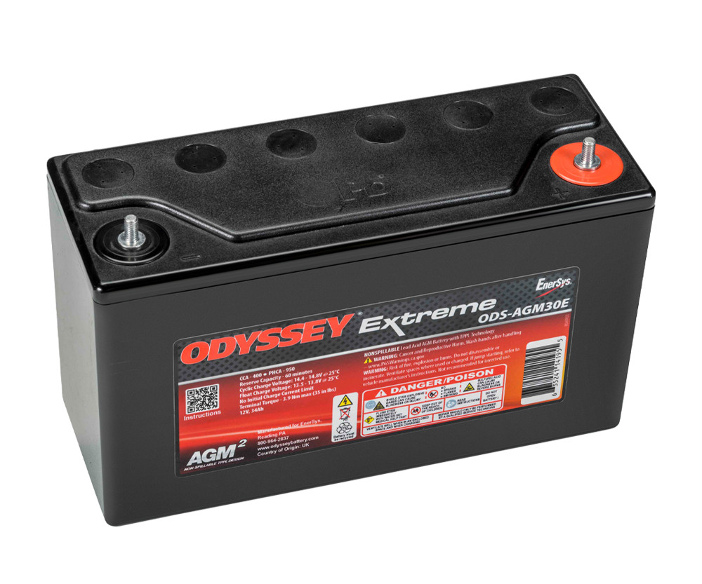 Bateria de competição AGM Odyssey Extreme PC950 ODS-AGM30E 34 Ah 950 PHCAArray