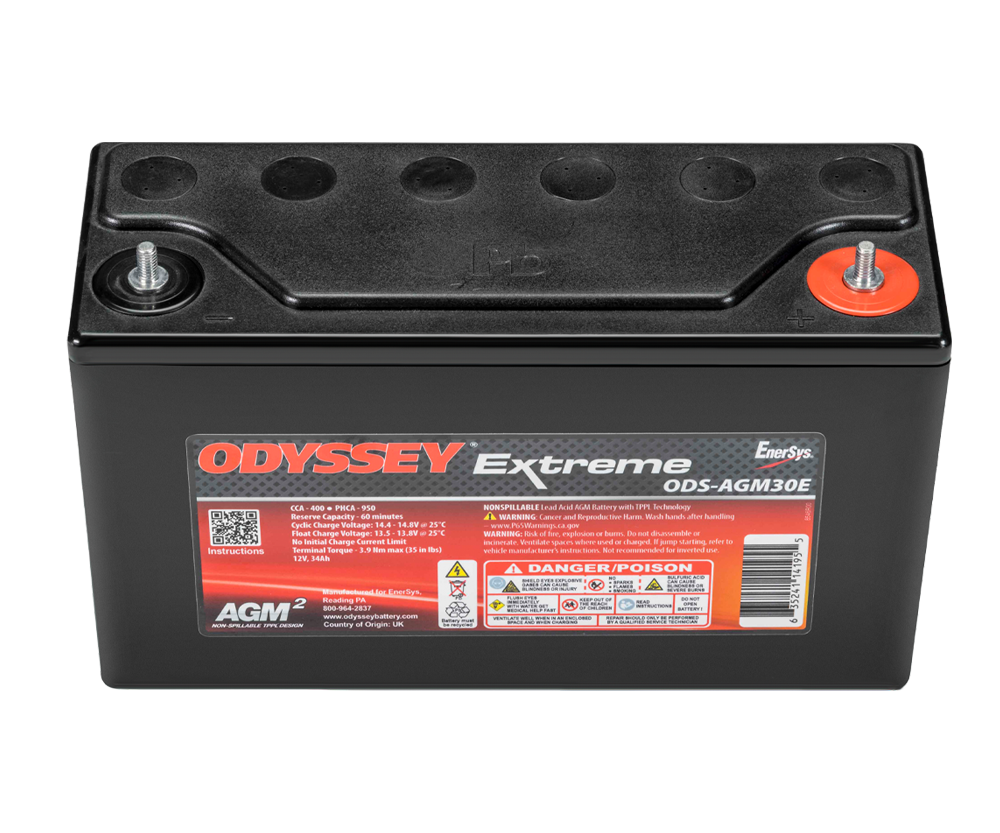 Batería de competición AGM Odyssey Extreme PC950 ODS-AGM30E 34 Ah 950 PHCAArray