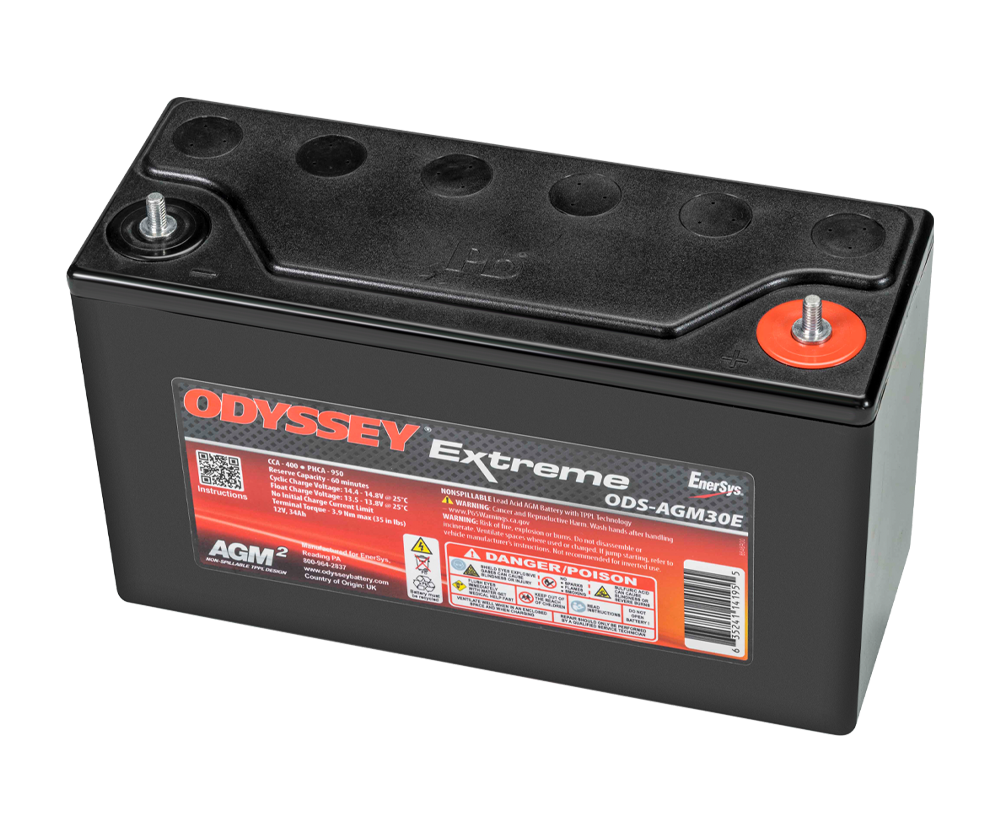 Bateria de competição AGM Odyssey Extreme PC950 ODS-AGM30E 34 Ah 950 PHCAArray