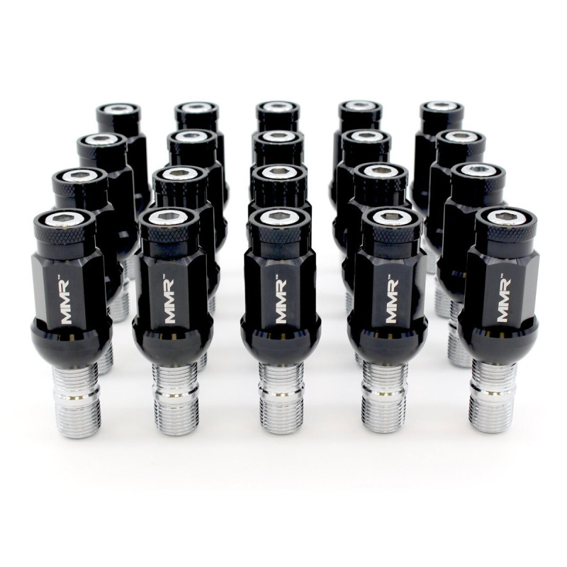 Conjunto de 20 pinos M14x1,25 de 70 mm e 20 porcas esféricas MMR BMW MINI - MMR37-1501-70BArray