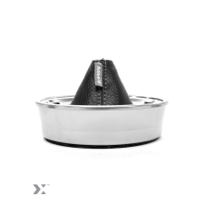 Kit de short shifter de aluminio y titanio con fuelle de cuero y costuras grises MMR - MINI F5x