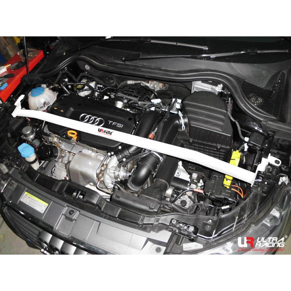 Barra anti-aproximação superior dianteira de 2 pontos ULTRA RACING para Audi A1 10+Array