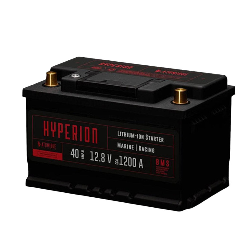 Bateria de lítio Baterias Atomique Hyperion 40-T6 iões de lítio LiFePO4 12V alto desempenho 40AhArray