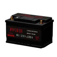 Bateria de lítio Baterias Atomique Hyperion 40-T6 iões de lítio LiFePO4 12V alto desempenho 40Ah