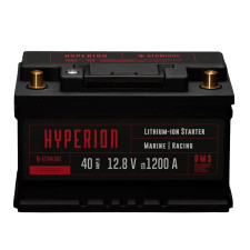 Batería litio Atomique Batteries Hyperion 40-T6 Lithium-ion LiFePO4 12V alto rendimiento 40Ah