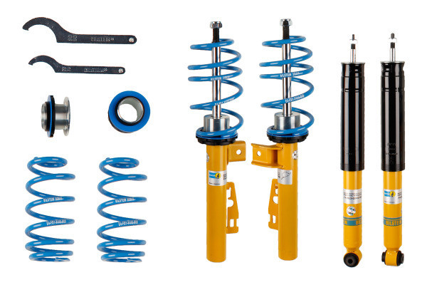 Kit Bilstein Combinés Aterrajados Amortiguador Réglables B14 Smart Fourtwo Cortados y hechos cabriolasArray