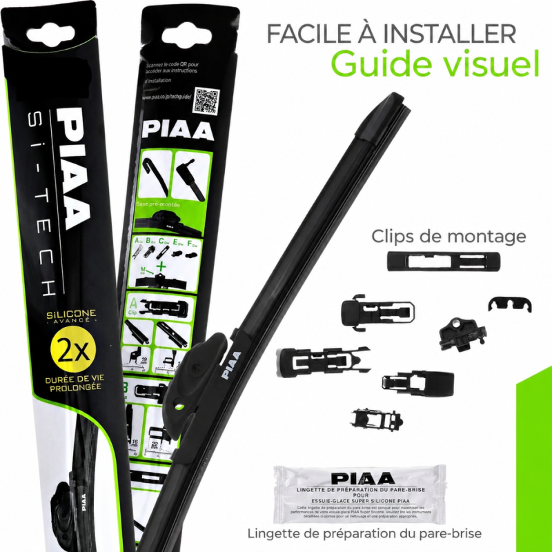 Raqueta del parabrisas de silicona PIAA Si-Tech 97045B 450 mmArray