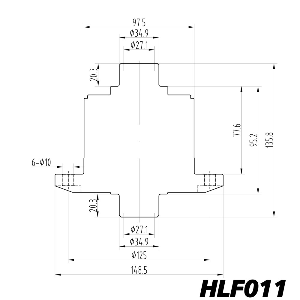 Diferencial de deslizamiento limitado Blackline para Ford Escort Cortina, puente inglés de 22 estrías - HLF011/22Array