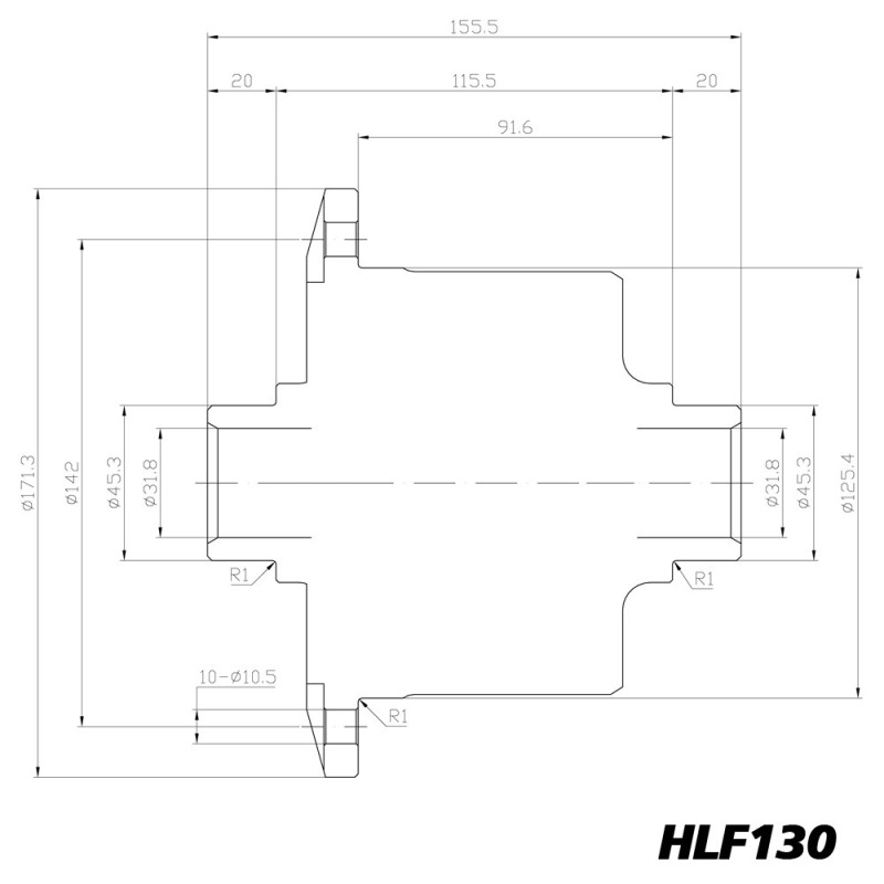 Diferencial de deslizamiento limitado Blackline Land Rover Defender Discovery Range Rover 24 estrías - HLF130Array