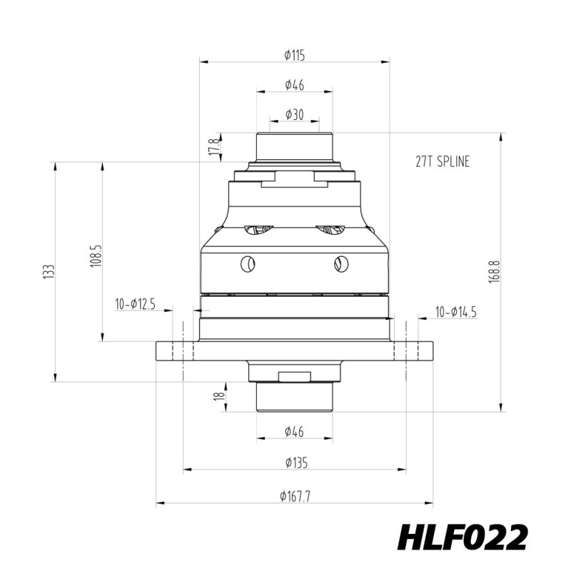 Diferencial de deslizamento limitado Blackline BMW E24 E28 E30 E34 E36 Z1 Z3 188 - HLF022Array