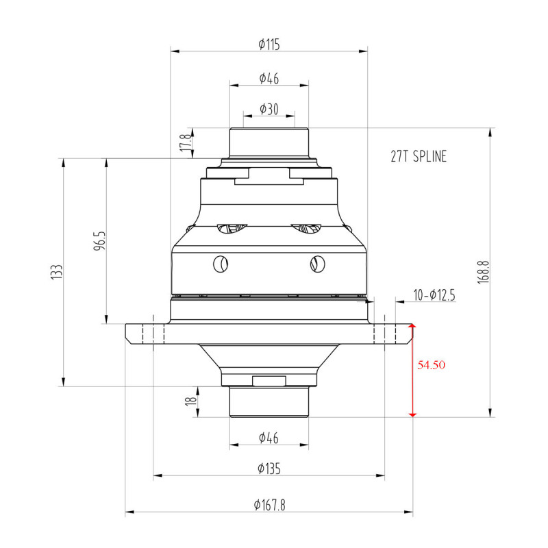 Diferencial de deslizamento limitado Blackline BMW E39, E46, E60, E90, E92 188L - HLF023Array