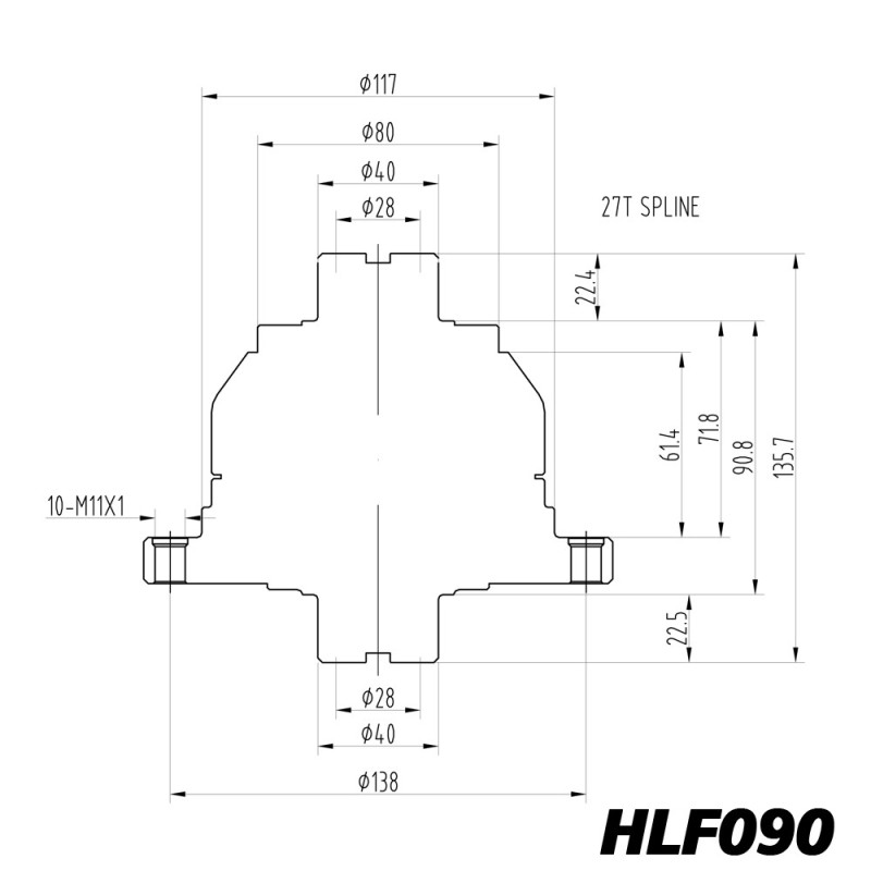 Diferencial de deslizamiento limitado Blackline Honda Civic Type R EP3 FN2 Integra DC5 - HLF090Array