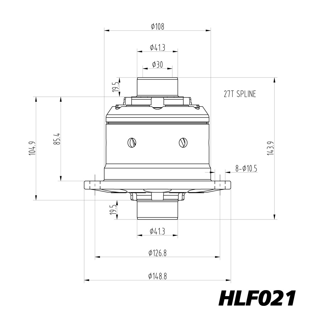 Diferencial de deslizamento limitado Blackline BMW E21, E30, E36, X5, E53, X3, E83, Z3 168 - HLF021Array