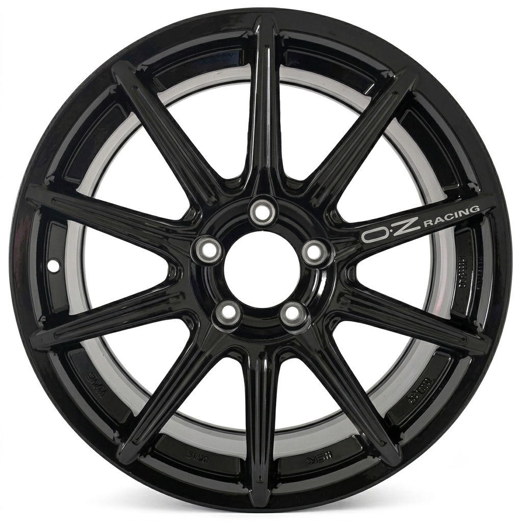 Jante de alumínio OZ Racing Rally Tarmac 18x8 Preto brilhante - Citroën C3 Rally2 - W01E06052YL2Array
