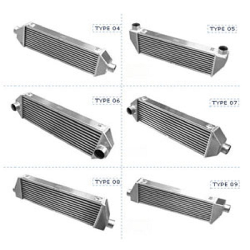 Intercooler universal FORGE Tipo 08 - 2 ligações do lado inferior - 680x80x200mmArray