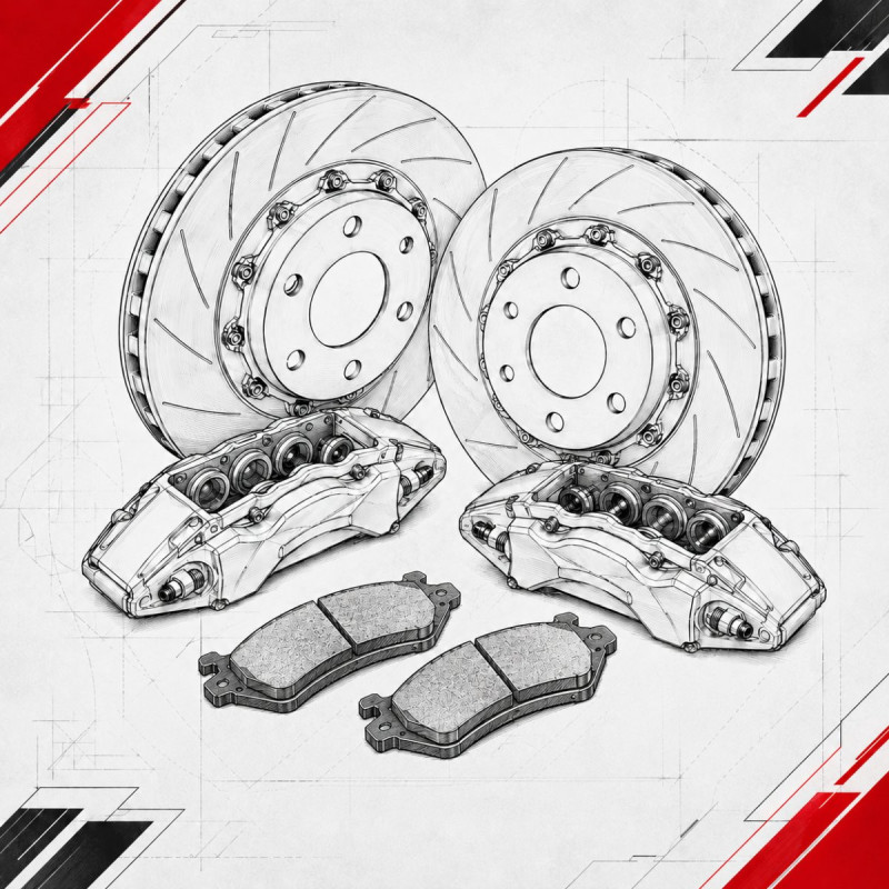 Sistema de frenos del BMW M3 E30 Grupo AArray