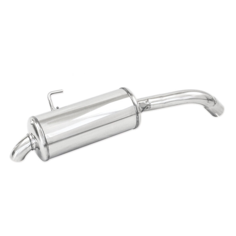 Silencioso sport Inoxcar para Renault Clio 2 RS 172 ch 2000-2001, salida ocultaArray