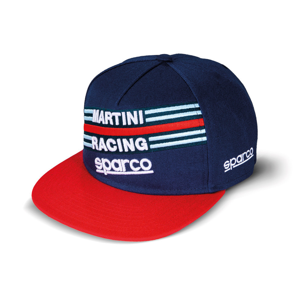 Gorra con visera plana Sparco Martini RacingArray