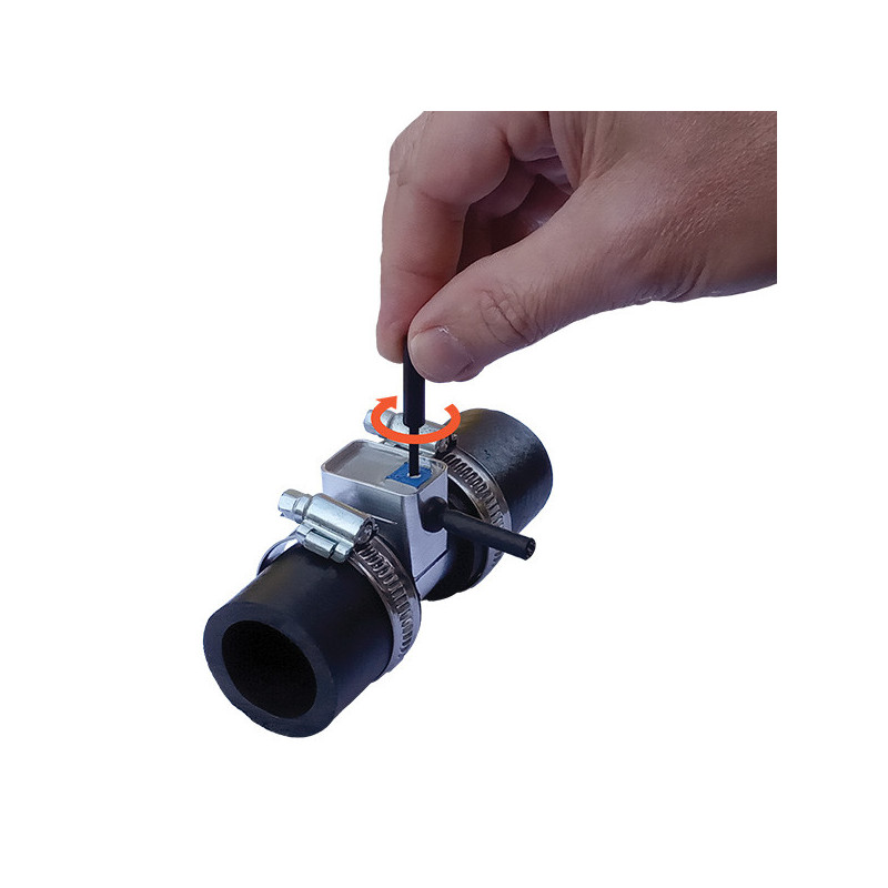 Kit de termocontacto ajustável Revotec Ø35 mm, ventilador 12 V, 30 A, massa positivaArray