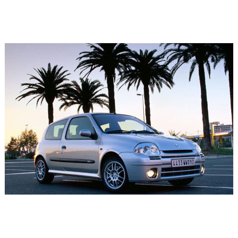 Silenciador desportivo Inoxcar para Renault Clio 2 RS de 172 ch, 2000-2001, com saída ocultaArray