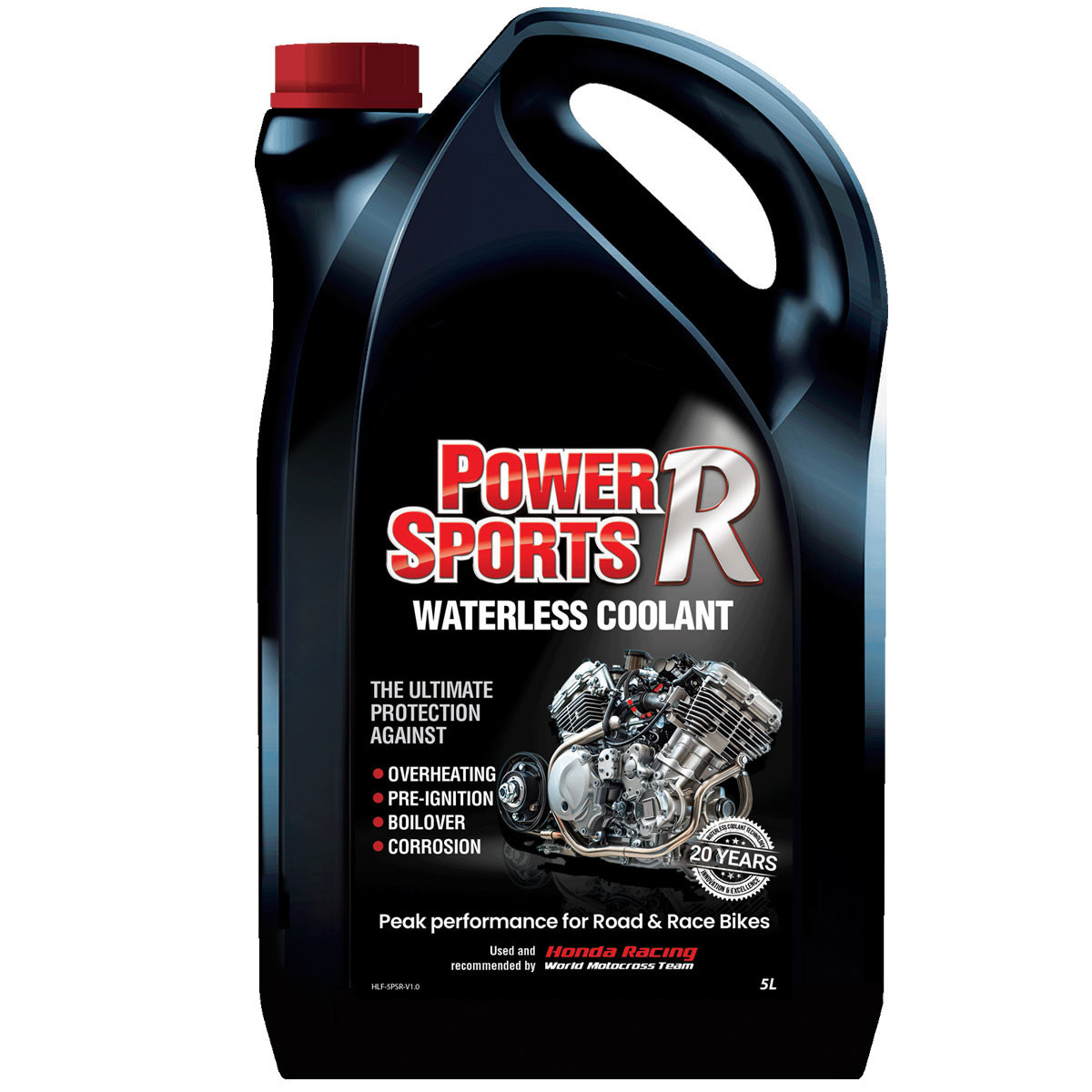 Refrigerante para moto Hawk PowerSports R sin agua, 5 LArray