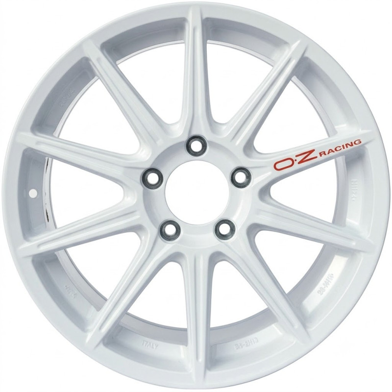Llanta de aluminio OZ Racing Rally Tarmac 18x8 Blanco Racing - Toyota Yaris GR Rally2 - W01E3100133Array