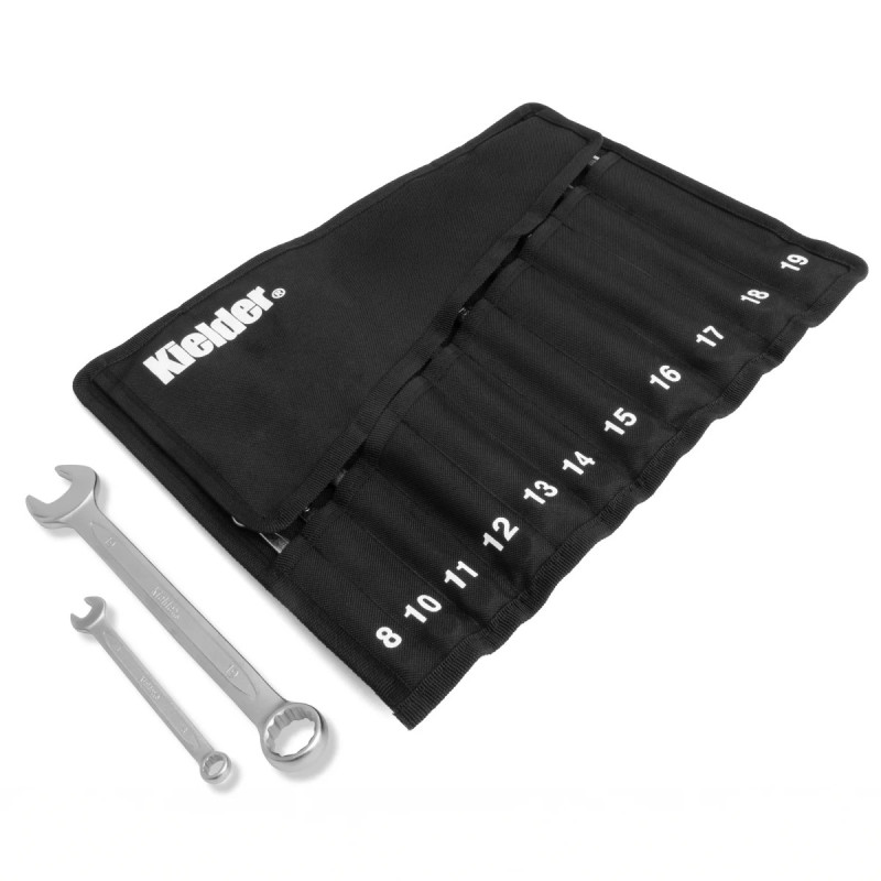 Conjunto de 11 chaves combinadas Kielder de 8 a 19 mm KWT 209 11Array