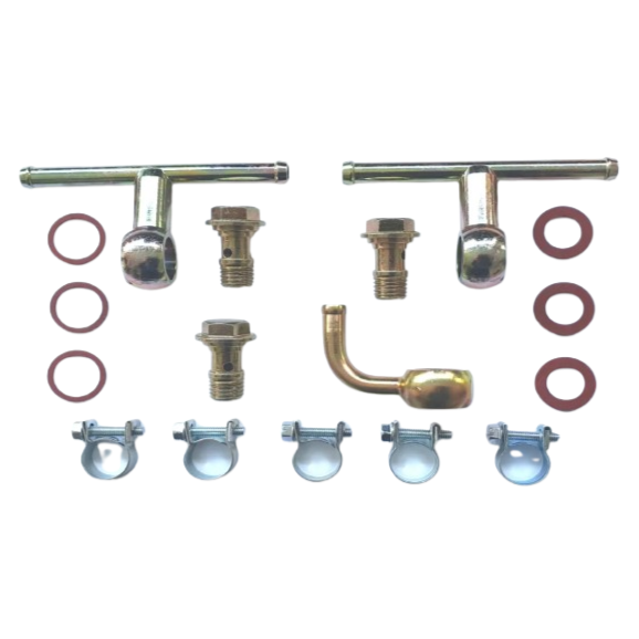 Kit de ligações de combustível para 3 carburadores Weber DCOE FK00053Array
