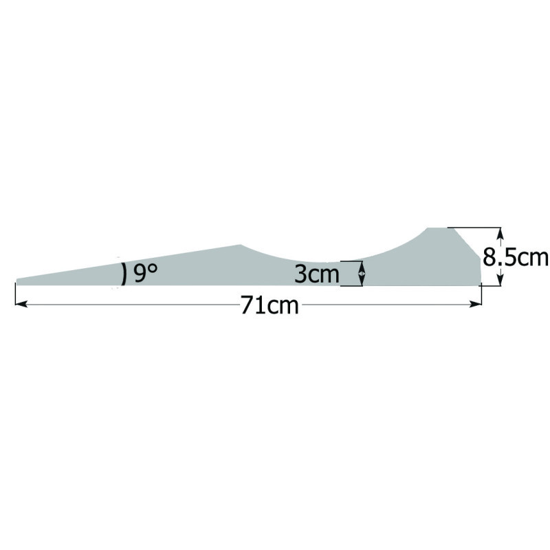 Cuñas antideformación para neumáticos BG Racing BG6508, juego de 4Array