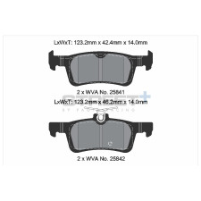 Pastilhas de travão Pagid T8235 Street+
