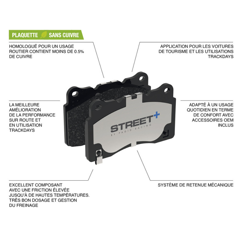 Pastillas de freno Pagid T8235 Street+Array