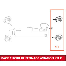 Pacote de sistema de travagem flexível traço 3 Kit C
