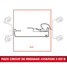 Pacote de sistemas de travagem flexíveis Dash 3 Kit B