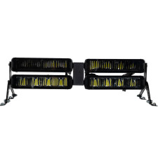 Pacote de Faróis LED Racing Team 4: Óticas Spot &amp; Drive homologadas para circulação rodoviária