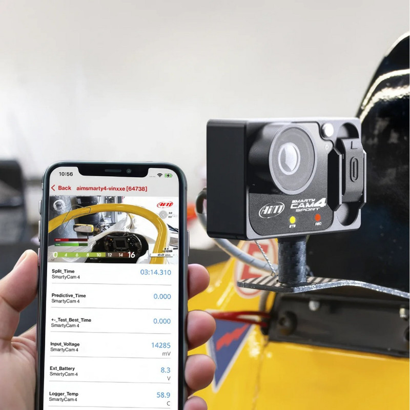 Cámara AIM SmartyCam 4 Corsa Full HD con registrador de datosArray