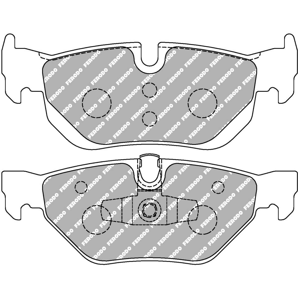 Pastillas de freno FERODO DS UNO traseras para BMW E87, E/90, E91 y E92Array