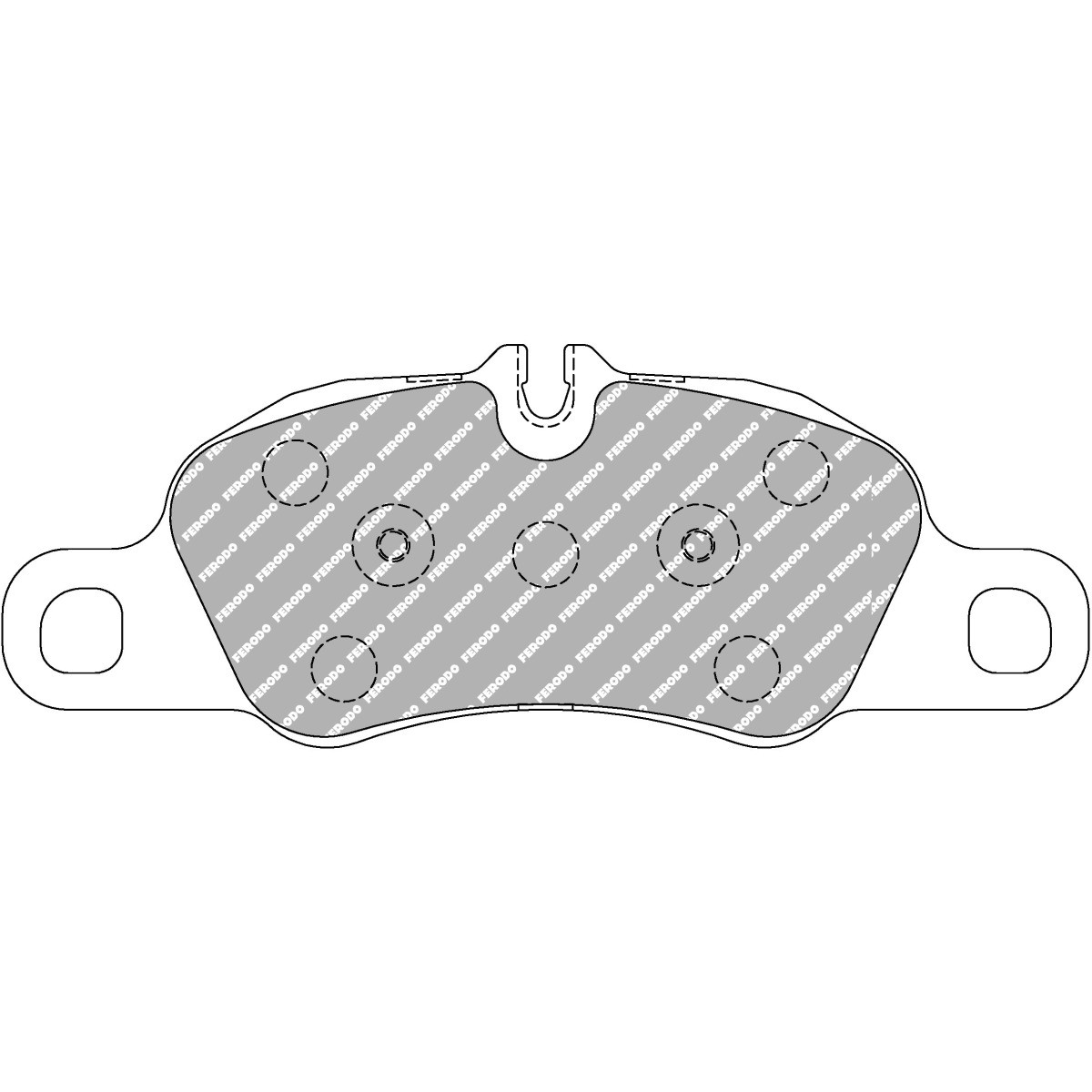 Pastillas de freno FERODO DS 3.12 delanteras para PORSCHE 911 997/Boxster 981Array