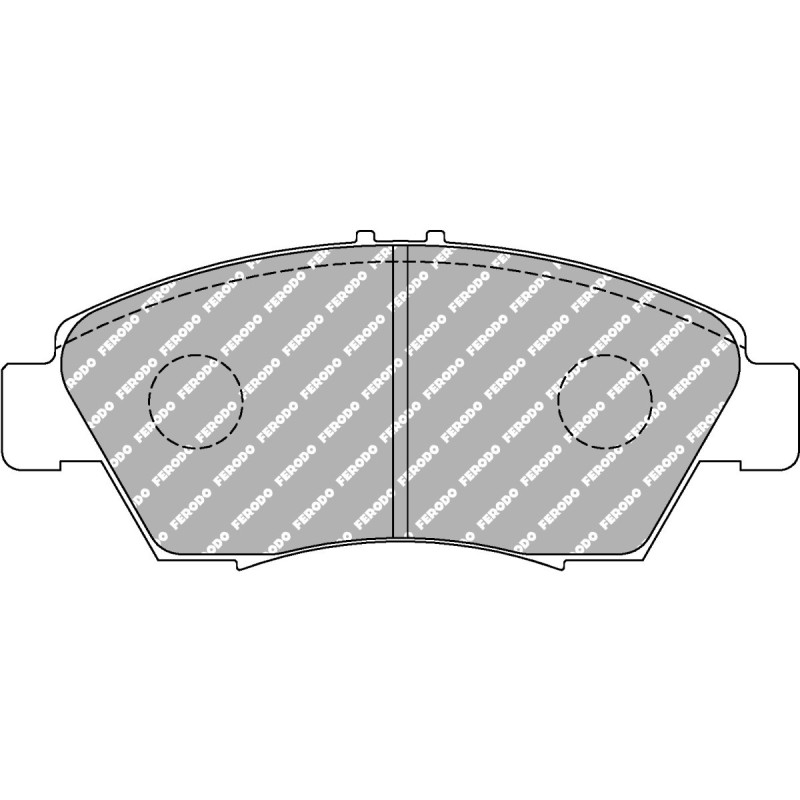 Pastillas de freno FERODO DS UNO delanteras para HONDA Civic CRXArray