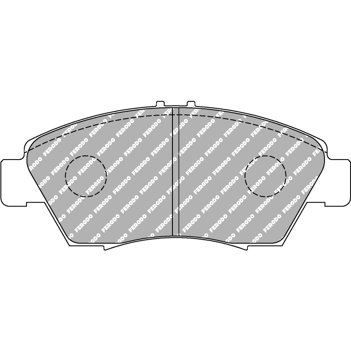 Pastilhas de travão FERODO DS UNO dianteiras para HONDA Civic CRXArray