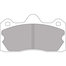 Pastillas de freno FERODO DS3000 traseras para LOTUS Evora