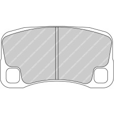Pastillas de freno FERODO DS2500 traseras para PORSCHE 911 997