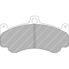 Pastillas de freno FERODO DS 312 delanteras para Porsche Carrera GT2/GT3
